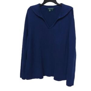 Lauren by Ralph Lauren Blue Collar Sweater